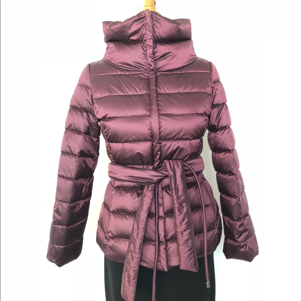MaxMara Weekend Edition Burgundy Puffer Jacket